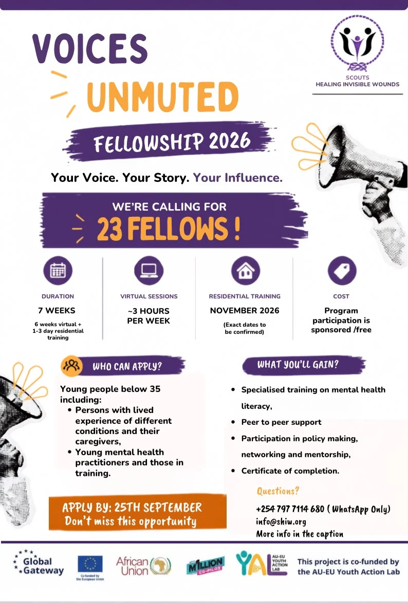 Voices Unmuted Fellowship poster